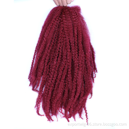 Ombre Curly Straight Synthetic Soft Two Tone Wholesale Wavy Goddess Braiding  Colors Cuban Twist Crochet Afro Kinky Bulk Braids
